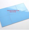 Gạch thẻ vuông xanh dương bóng phẳng 10x10
