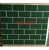 Gạch thẻ xanh rêu bóng phẳng