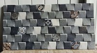 Gạch trang trí 3D Ấn Độ 30x60 Ô vuông nhỏ