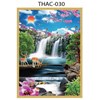 Gạch tranh 3D phong thủy thác nước 030