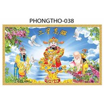Gạch tranh 3D Phúc Lộc Thọ 038