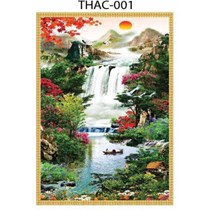 Gạch tranh 5D sơn thủy đẹp 001