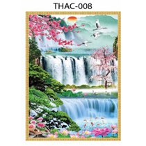 Gạch tranh 5D sơn thủy đẹp 008