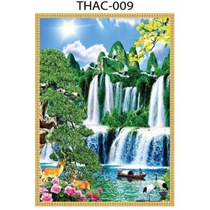 Gạch tranh 5D sơn thủy đẹp 009