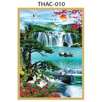 Gạch tranh 5D sơn thủy đẹp 010