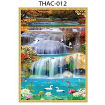 Gạch tranh 5D sơn thủy đẹp 012