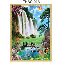 Gạch tranh 5D sơn thủy đẹp 013