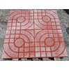 Gạch vỉa hè  màu đỏ mắt nai 40x40 QP1