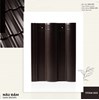 Ngói tráng men Đồng Tâm Titan cao cấp nâu đậm